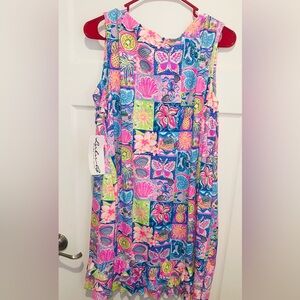 Lulu-B Moma Ruffle Hemline Sleeveless Dress - XL